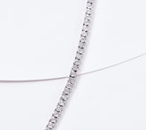 Affinity Diamonds 1 cttw Line Tennis Necklace Sterling Silver